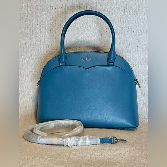 KATE SPADE Never Used! No tags on bag. Beautiful blue with silver hardware. - Picture 2 of 8